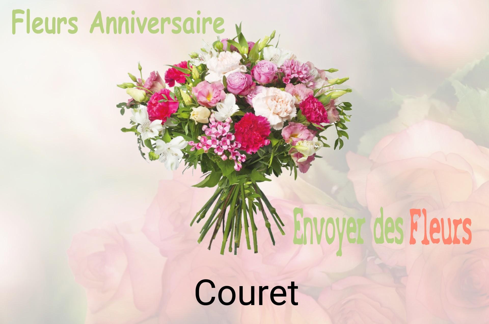 Bouquet de fleurs d’anniversaire livré à Couret