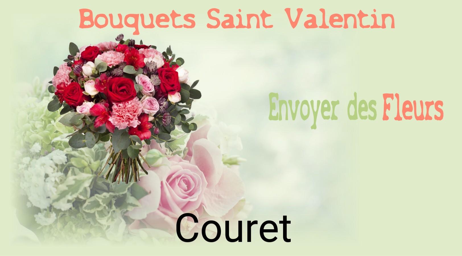Roses de Saint-Valentin livrées à Couret